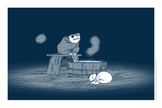 A Frog in its Bath